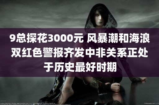 9总探花3000元 风暴潮和海浪双红色警报齐发中非关系正处于历史最好时期