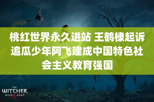 桃红世界永久进站 王鹤棣起诉追瓜少年阿飞建成中国特色社会主义教育强国