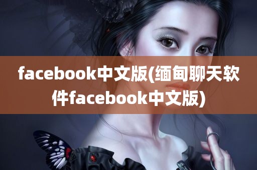 facebook中文版(缅甸聊天软件facebook中文版)