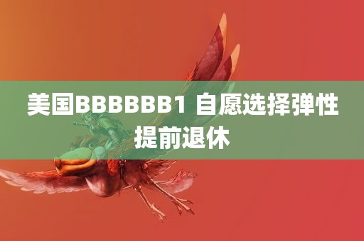 美国BBBBBB1 自愿选择弹性提前退休