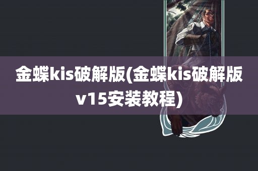 金蝶kis破解版(金蝶kis破解版v15安装教程)