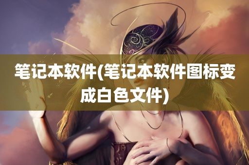 笔记本软件(笔记本软件图标变成白色文件)