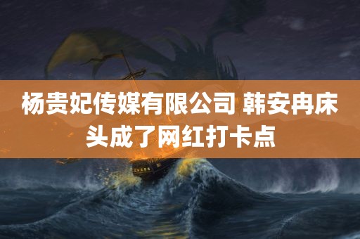 杨贵妃传媒有限公司 韩安冉床头成了网红打卡点