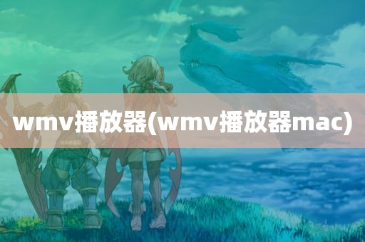 wmv播放器(wmv播放器mac)