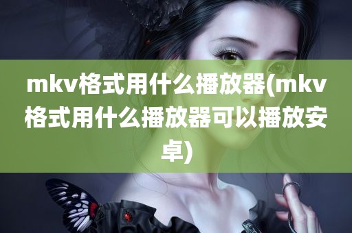 mkv格式用什么播放器(mkv格式用什么播放器可以播放安卓)