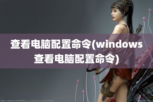 查看电脑配置命令(windows查看电脑配置命令)