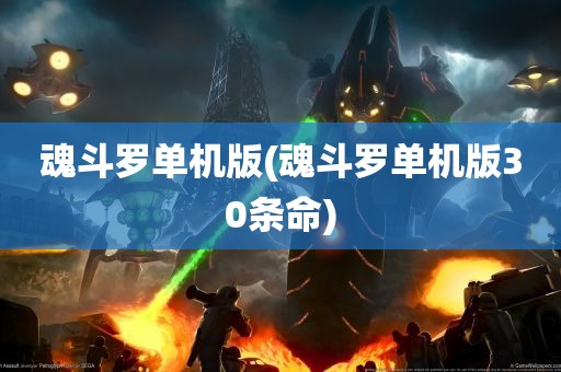 魂斗罗单机版(魂斗罗单机版30条命)