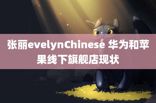 张丽evelynChinese 华为和苹果线下旗舰店现状