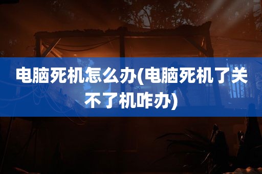 电脑死机怎么办(电脑死机了关不了机咋办)