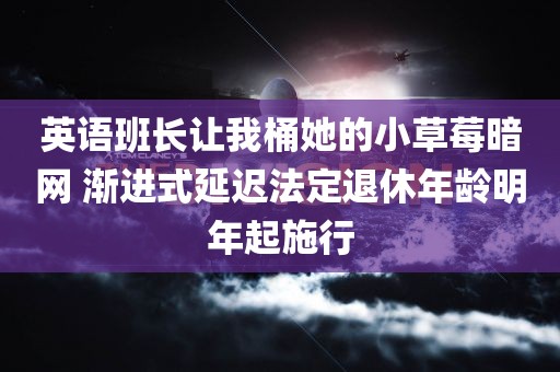 英语班长让我桶她的小草莓暗网 渐进式延迟法定退休年龄明年起施行