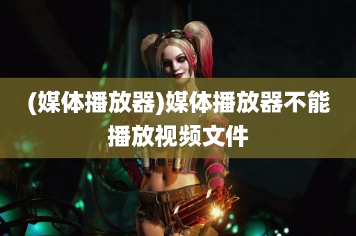 (媒体播放器)媒体播放器不能播放视频文件