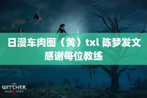 日漫车肉图（黄）txl 陈梦发文感谢每位教练