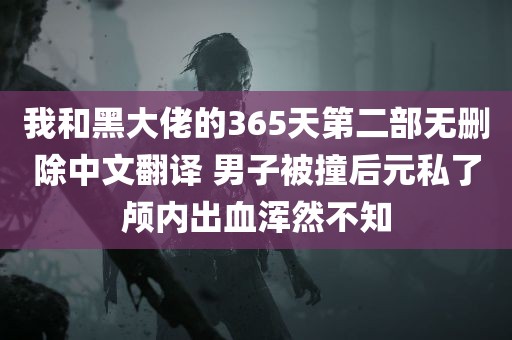 我和黑大佬的365天第二部无删除中文翻译 男子被撞后元私了颅内出血浑然不知