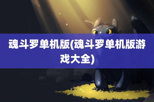 魂斗罗单机版(魂斗罗单机版游戏大全)