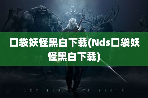 口袋妖怪黑白下载(Nds口袋妖怪黑白下载)