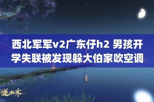 西北军军v2广东仔h2 男孩开学失联被发现躲大伯家吹空调