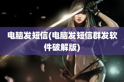 电脑发短信(电脑发短信群发软件破解版)