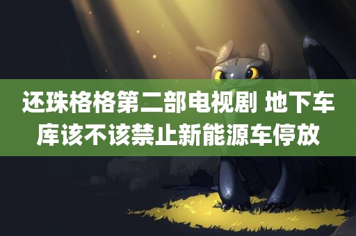 还珠格格第二部电视剧 地下车库该不该禁止新能源车停放