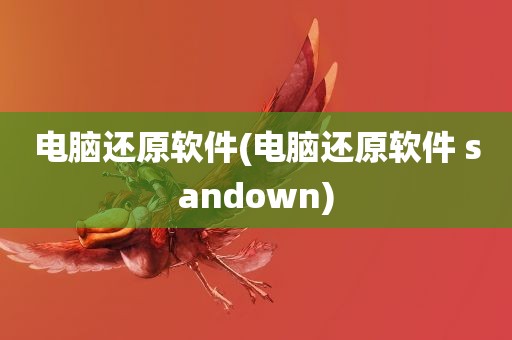 电脑还原软件(电脑还原软件 sandown)