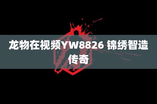 龙物在视频YW8826 锦绣智造传奇