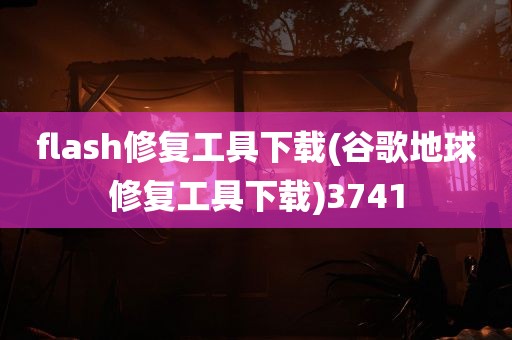 flash修复工具下载(谷歌地球修复工具下载)3741