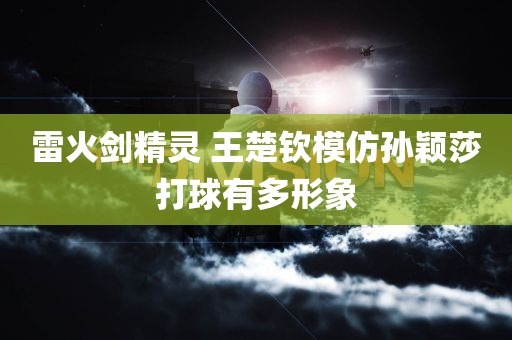 雷火剑精灵 王楚钦模仿孙颖莎打球有多形象