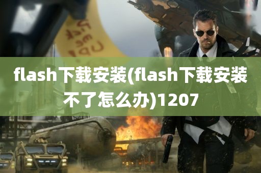 flash下载安装(flash下载安装不了怎么办)1207