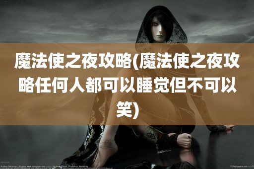 魔法使之夜攻略(魔法使之夜攻略任何人都可以睡觉但不可以笑)