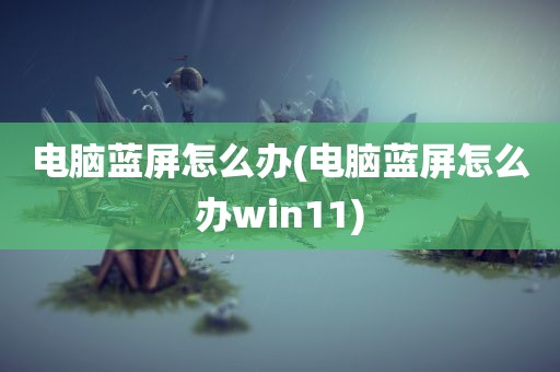 电脑蓝屏怎么办(电脑蓝屏怎么办win11)