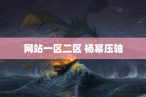 网站一区二区 杨幂压轴