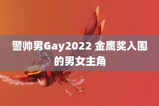 警帅男Gay2022 金鹰奖入围的男女主角