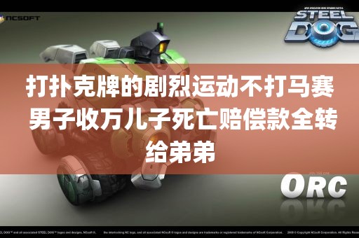 打扑克牌的剧烈运动不打马赛 男子收万儿子死亡赔偿款全转给弟弟