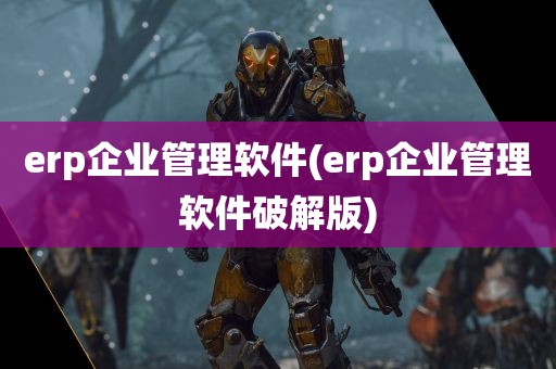 erp企业管理软件(erp企业管理软件破解版)