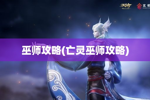 巫师攻略(亡灵巫师攻略)