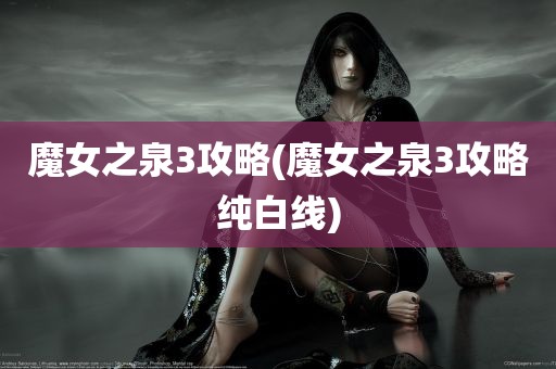 魔女之泉3攻略(魔女之泉3攻略纯白线)