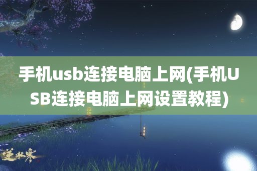 手机usb连接电脑上网(手机USB连接电脑上网设置教程)