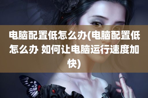 电脑配置低怎么办(电脑配置低怎么办 如何让电脑运行速度加快)