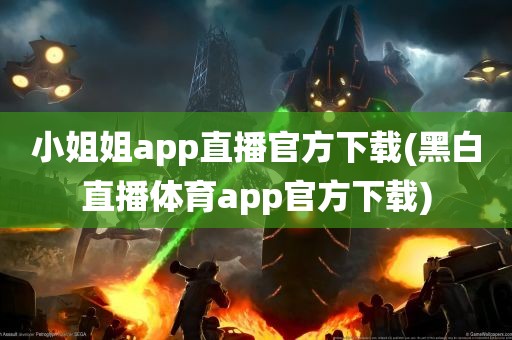 小姐姐app直播官方下载(黑白直播体育app官方下载)