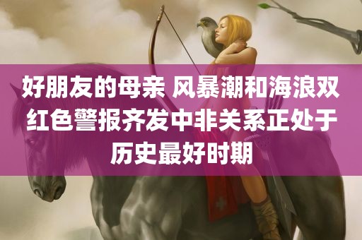 好朋友的母亲 风暴潮和海浪双红色警报齐发中非关系正处于历史最好时期