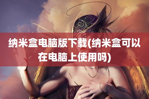 纳米盒电脑版下载(纳米盒可以在电脑上使用吗)