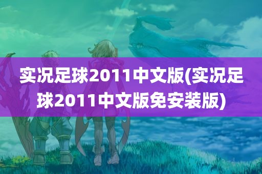 实况足球2011中文版(实况足球2011中文版免安装版)