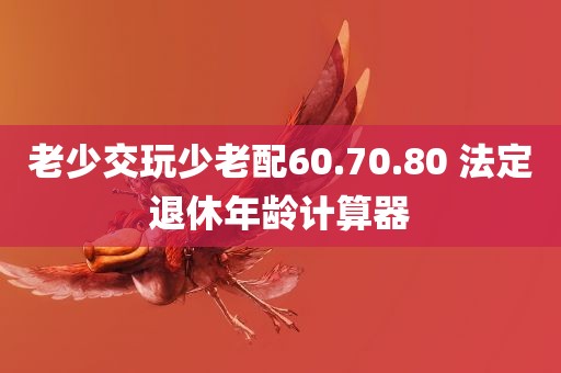 老少交玩少老配60.70.80 法定退休年龄计算器