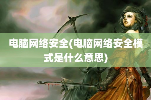 电脑网络安全(电脑网络安全模式是什么意思)