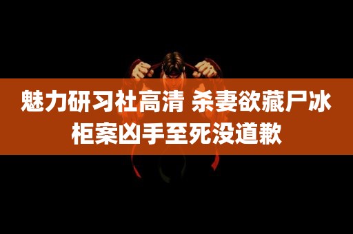 魅力研习社高清 杀妻欲藏尸冰柜案凶手至死没道歉