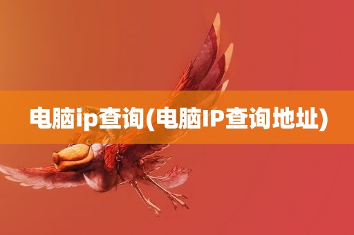 电脑ip查询(电脑IP查询地址)