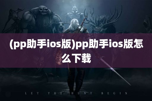 (pp助手ios版)pp助手ios版怎么下载