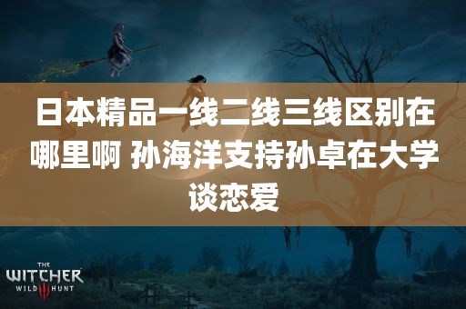 日本精品一线二线三线区别在哪里啊 孙海洋支持孙卓在大学谈恋爱