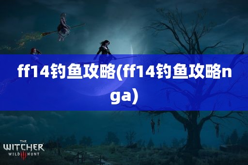 ff14钓鱼攻略(ff14钓鱼攻略nga)