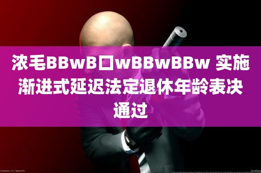 浓毛BBwB口wBBwBBw 实施渐进式延迟法定退休年龄表决通过