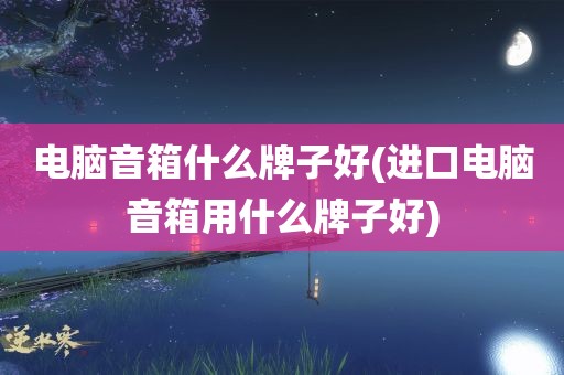 电脑音箱什么牌子好(进口电脑音箱用什么牌子好)